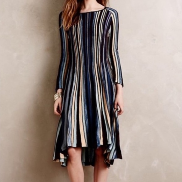 Moth Dresses & Skirts - Moth anthropologie multi color sweater knit dress